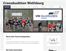 Tablet Screenshot of crossduathlon-wolfsburg.de